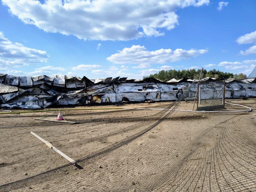 Pożar kurnika Lipinki