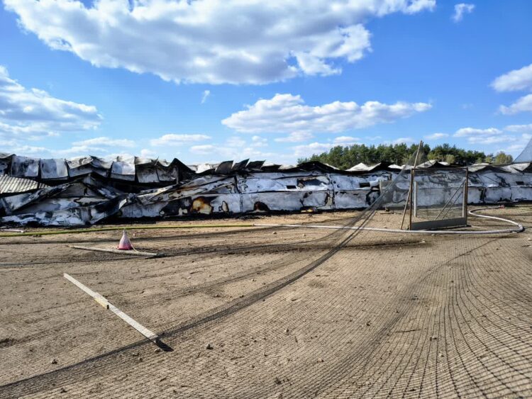 Pożar kurnika Lipinki