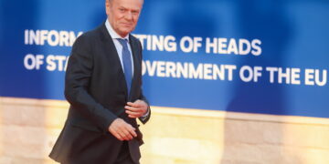 Premier Donald Tusk. Fot. PAP/EPA/GEORGE CHRISTOFOROU