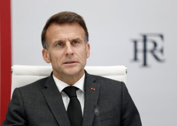 Emmanuel Macron. Fot. PAP/EPA/Benoit Tessier / POOL