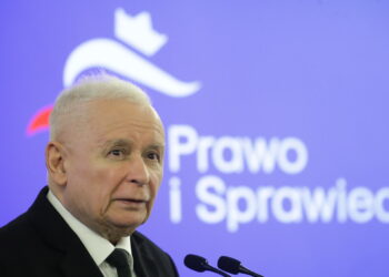 Prezes PiS Jarosław Kaczyński. Fot. PAP/Tomasz Gzell