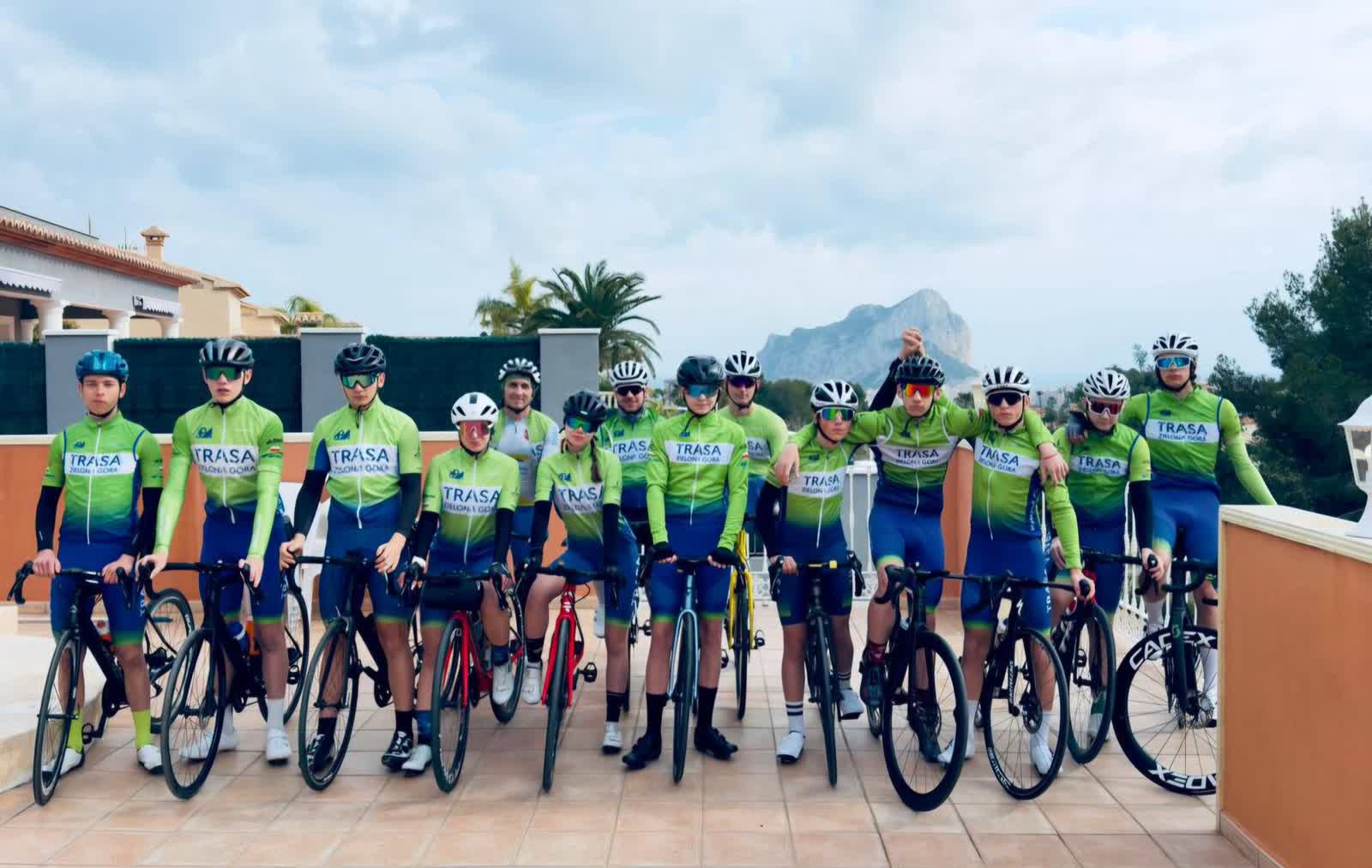 Kolarze Trasy Zielona Góra wrócili ze zgrupowania w Calpe