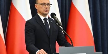 Rzecznik prasowy prezydenta RP Rafał Leśkiewicz. Fot. PAP/Radek Pietruszka