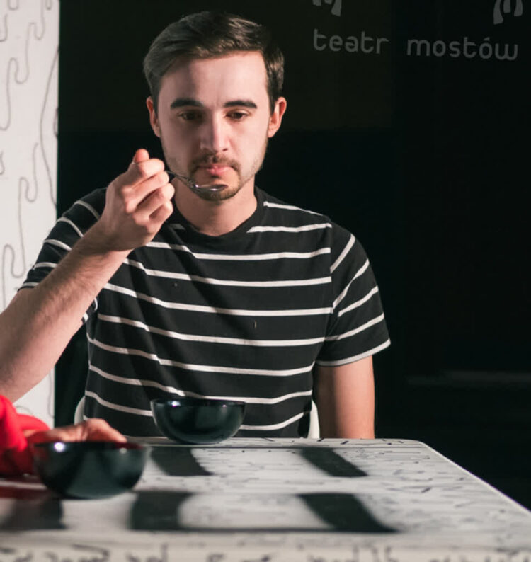 Konrad Pruszyński, fot. facebook.com/Teatr Mostów