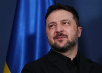 Wołodymyr Zełenski. Fot. PAP/EPA/Sean Gallup