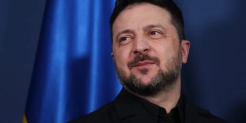 Wołodymyr Zełenski. Fot. PAP/EPA/Sean Gallup