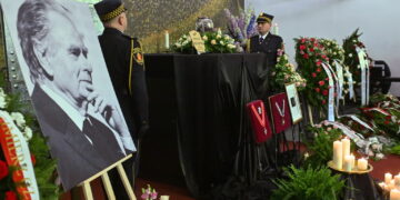 WARSZAWA POGRZEB WIESŁAWA MYŚLIWSKIEGO. Fot. PAP/Piotr Nowak