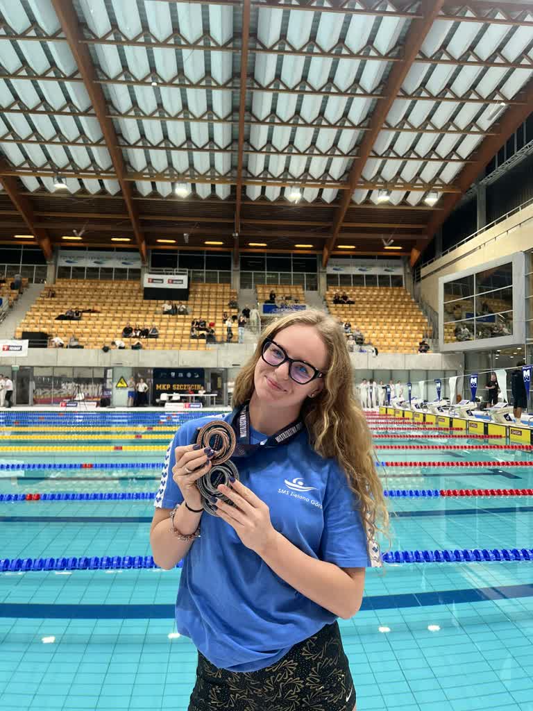 7 medali zawodników TP Zielona Góra w Centralnych MP. Brylowała Oliwia Glińska