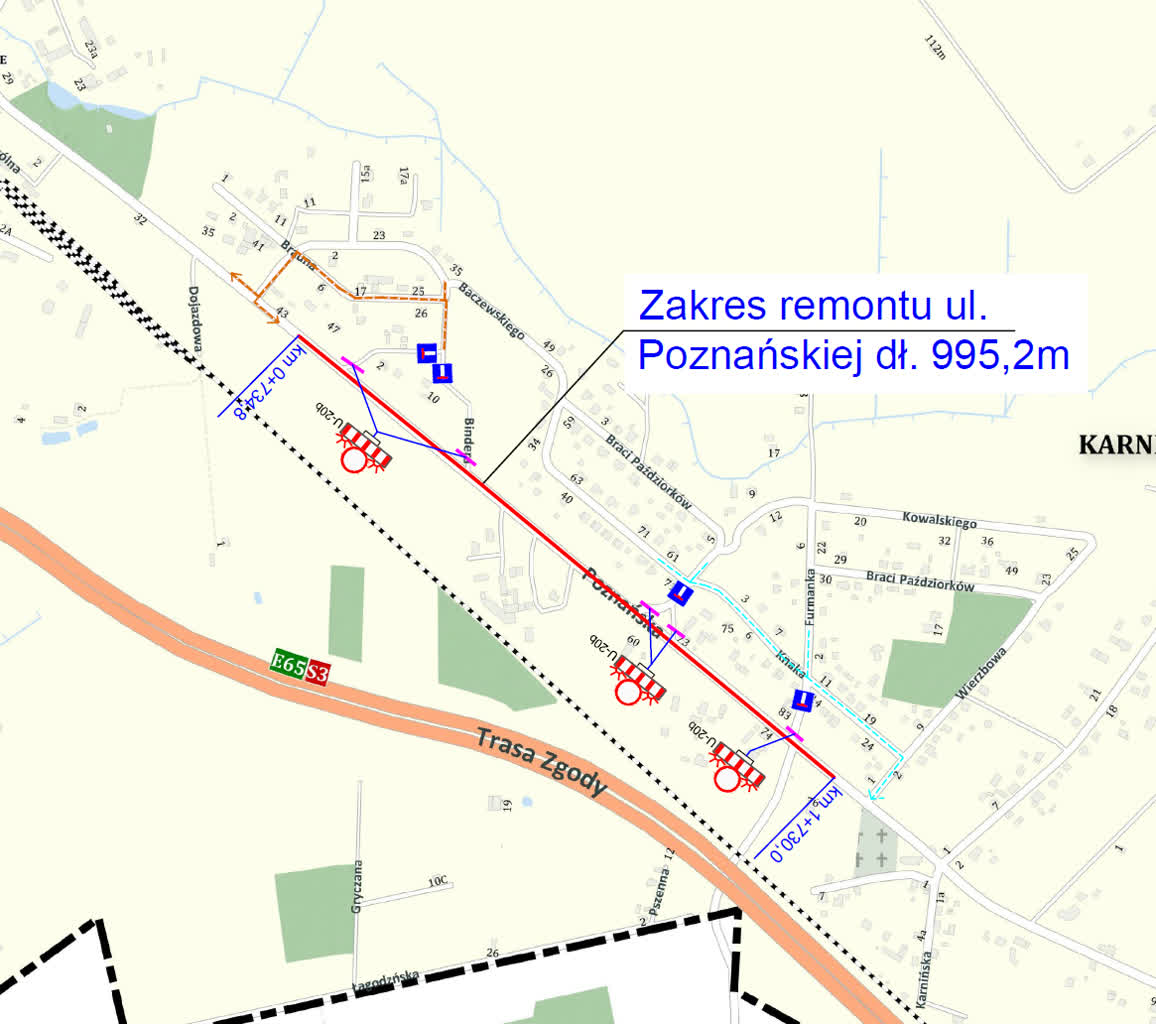 W przyszłym tygodniu rusza remont ul. Poznańskiej w Gorzowie
