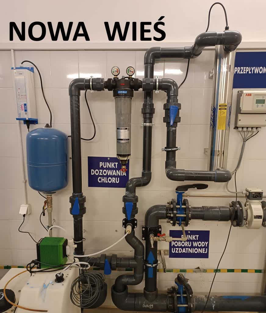 Lampy UV na hydroforniach gminy Bledzew