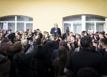 Wiec wyborczy Viktora Orbana (PAP/EPA/ZOLTAN FISCHER / HUNGARY PM COMMUNICATION DEPARTMENT / HANDOUT)