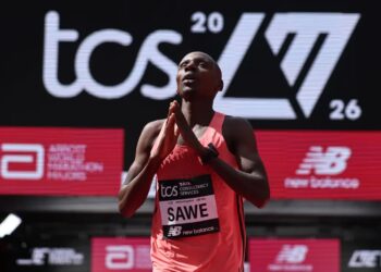 Sabastian Sawe. Fot. PAP/EPA/ NEIL HALL