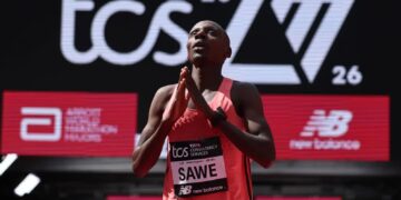 Sabastian Sawe. Fot. PAP/EPA/ NEIL HALL