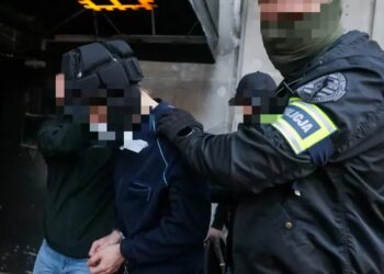 Mieszko R., podejrzany o zabójstwo pracownicy Uniwersytetu Warszawskiego. Fot. PAP/Tomasz Gzell