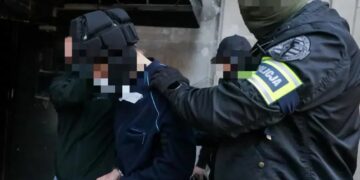 Mieszko R., podejrzany o zabójstwo pracownicy Uniwersytetu Warszawskiego. Fot. PAP/Tomasz Gzell