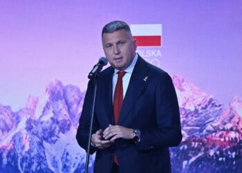 Prezes Polskiego Komitetu Olimpijskiego Radosław Piesiewicz, fot. PAP/Piotr Nowak