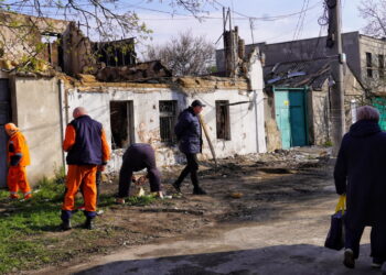 UKRAINA ODESSA ZNISZCZENIA PO ROSYJSKIM ATAKU. Fot. PAP/Alena Solomonova