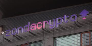 Siedziba Zondacrypto Centrum Olimpijskie w Warszawie. Fot. PAP/Leszek Szymański