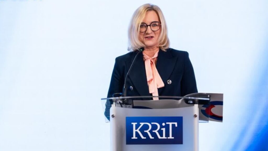 Dr Agnieszka Glapiak, przewodnicząca Krajowej Rady Radiofonii i Telewizji. Fot. www.gov.pl