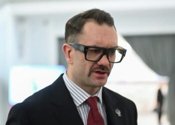 Łukasz Mejza. Fot. PAP/Radek Pietruszka