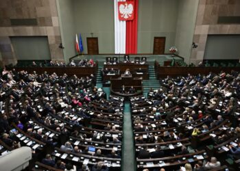 Sejm, sala plenarna. Fot. PAP/Radek Pietruszka