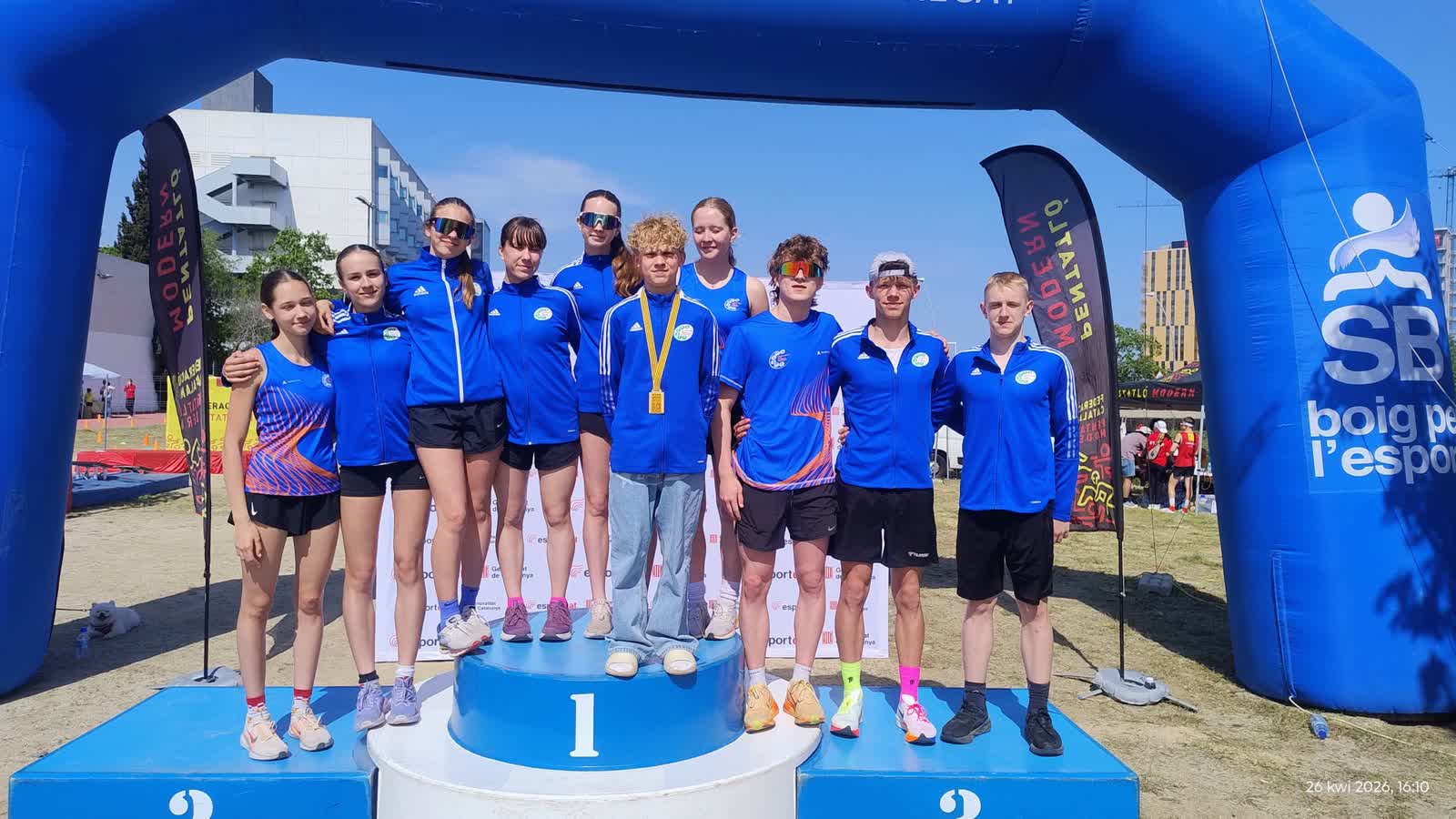 Pięcioboiści ZKS Drzonków na podium Pucharu Europy w Barcelonie