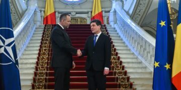 Prezydent RP Karol Nawrocki i prezydent Rumunii Nicusor Dan. Fot. PAP/ Piotr Nowak