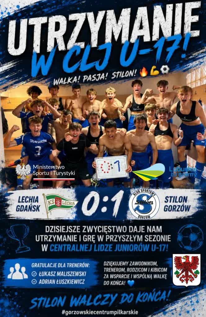 Stilon zostaje w CLJ U17