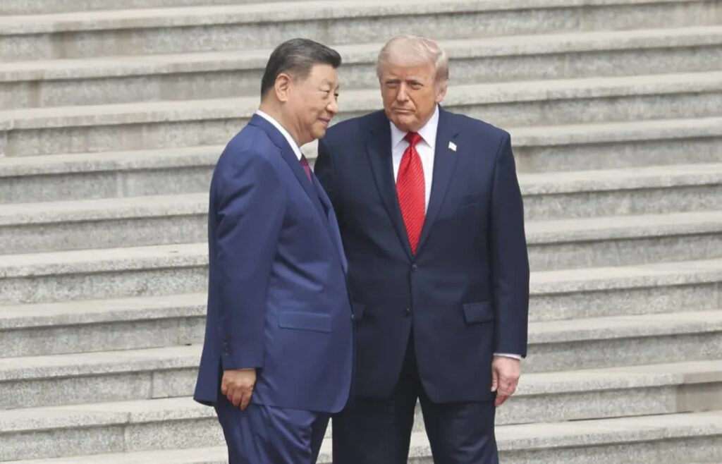 Xi Jinping, Donald Trump. Fot. PAP/EPA/Maxim Shemetov