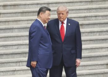 Xi Jinping, Donald Trump. Fot. PAP/EPA/Maxim Shemetov