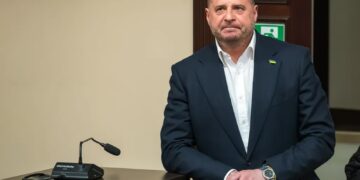 Andrij Jermak. Fot. PAP/Vladyslav Musiienko