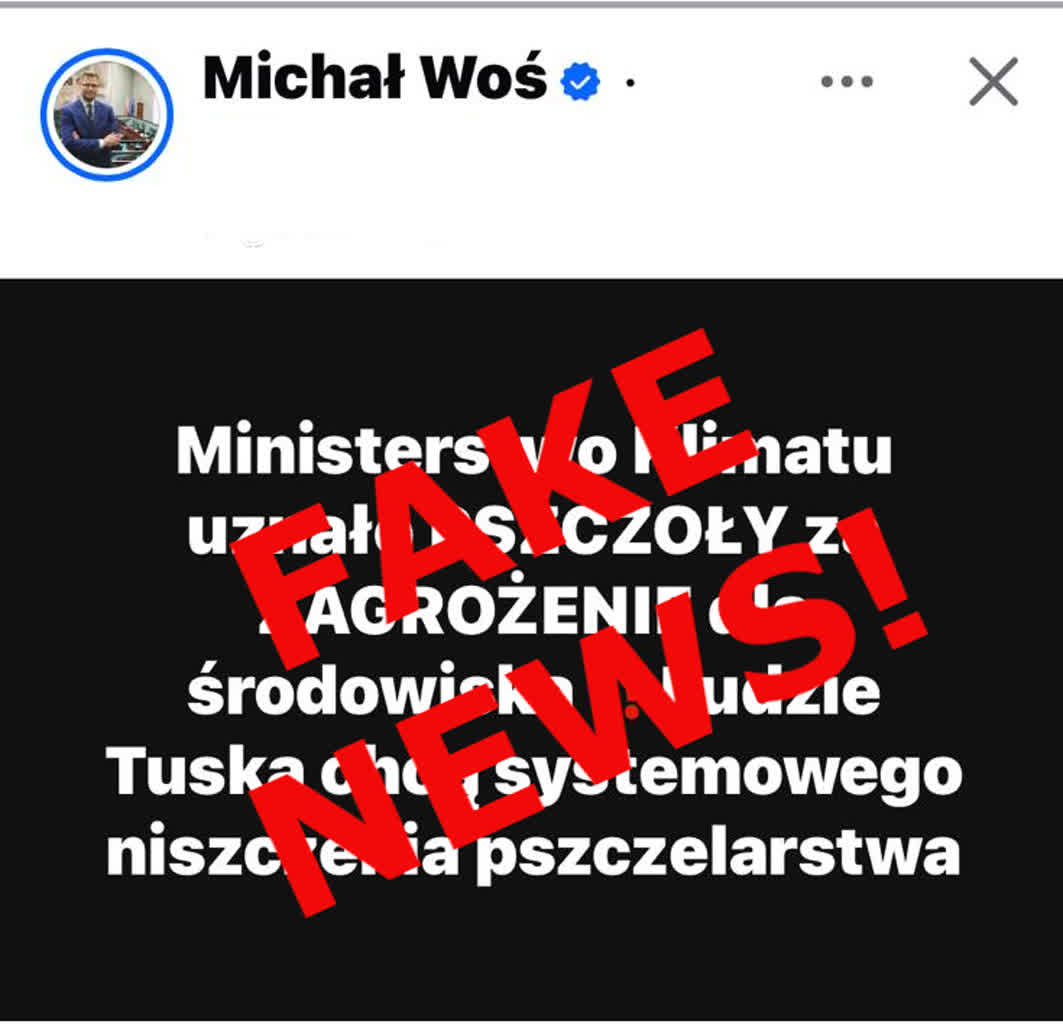 Manipulacja prawicy. Chodzi o pszczoły