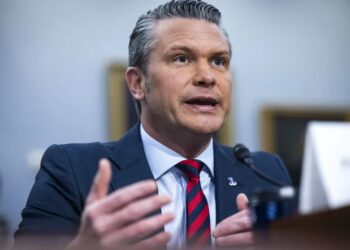 Pete Hegseth. Fot. PAP/ EPA/JIM LO SCALZO