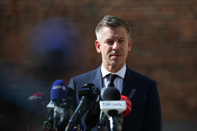 Peter Magyar. Fot. PAP/Łukasz Gągulski