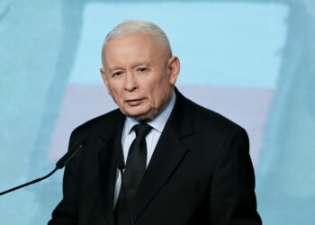 Prezes PiS Jarosław Kaczyński. Fot. PAP/Albert Zawada