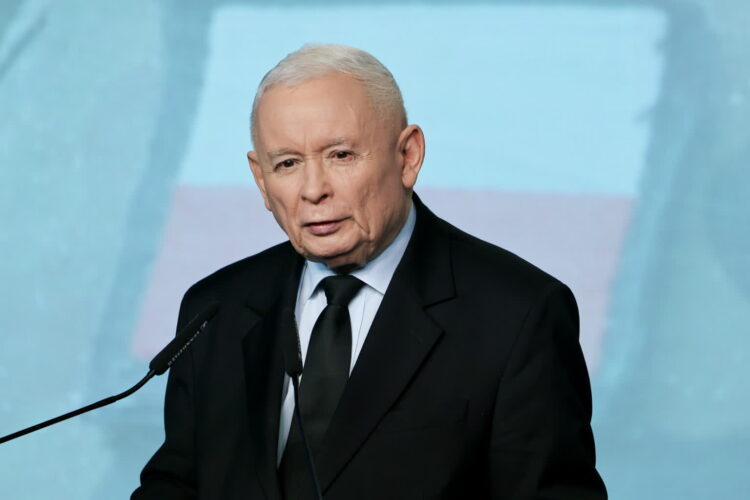 Prezes PiS Jarosław Kaczyński. Fot. PAP/Albert Zawada