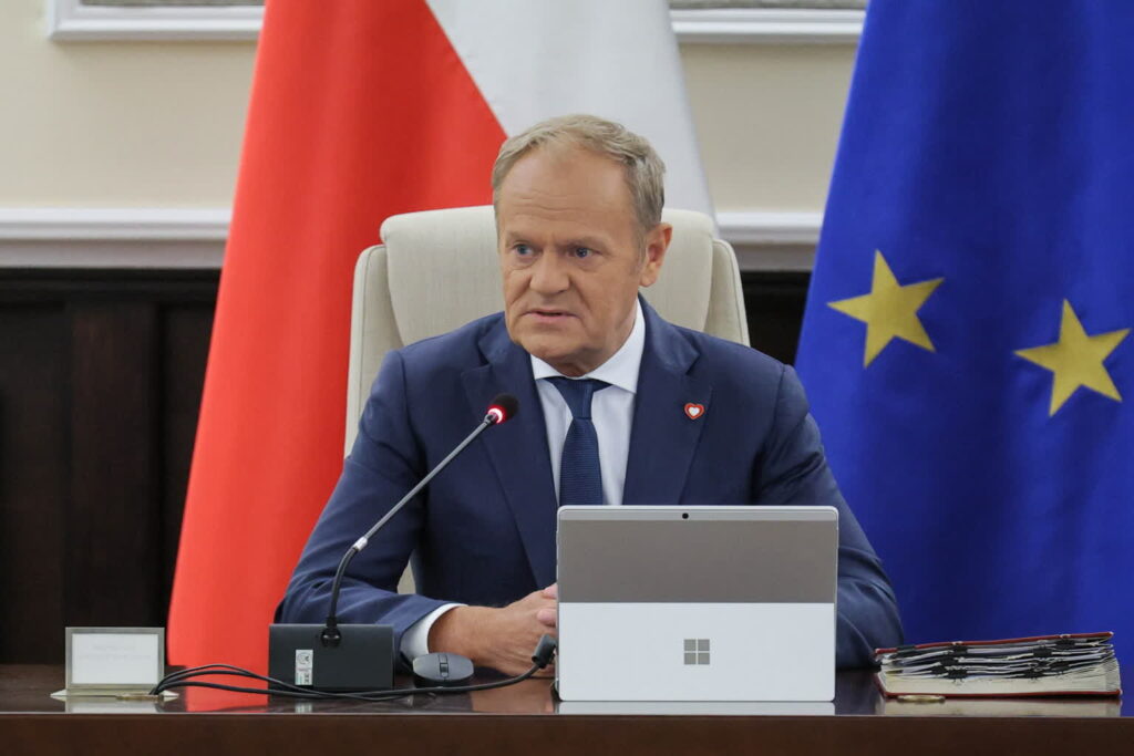 Premier Donald Tusk. Fot. PAP/Paweł Supernak
