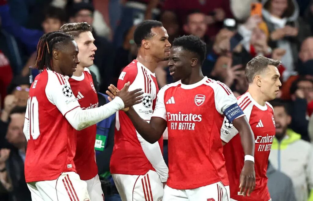 Bukayo Saka. Fot. PAP/EPA/NEIL HALL