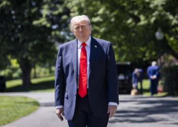 Prezydent USA Donald Trump. Fot. PAP/EPA/ JIM LO SCALZO / POOL
