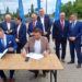Podpisanie umowy na opracowanie dokumentacji dla nowej łącznicy kolejowej w Kostrzynie nad Odrą (fot. Piotr Bakselerowicz)