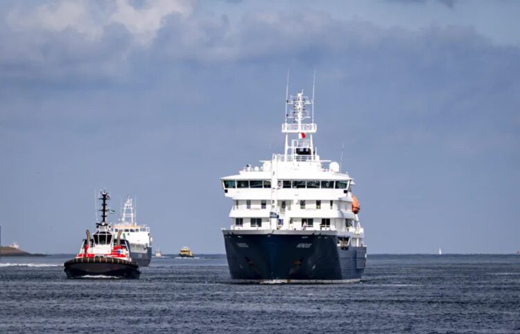 MV Hondius. Fot. EPA/LINA SELG