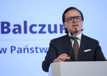 Minister aktywów państwowych Wojciech Balczun. Fot. PAP/Rafał Guz