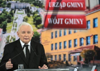 Prezes PiS Jarosław Kaczyński. Fot. PAP/Wojtek Jargiło