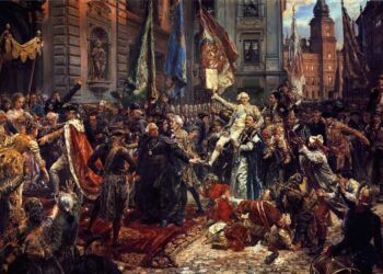 Jan Matejko, „Konstytucja 3 Maja 1791 roku”. Fot. commons.wikimedia.org
