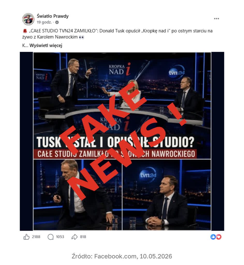 Uwaga na nowe portale dezinformacyjne!