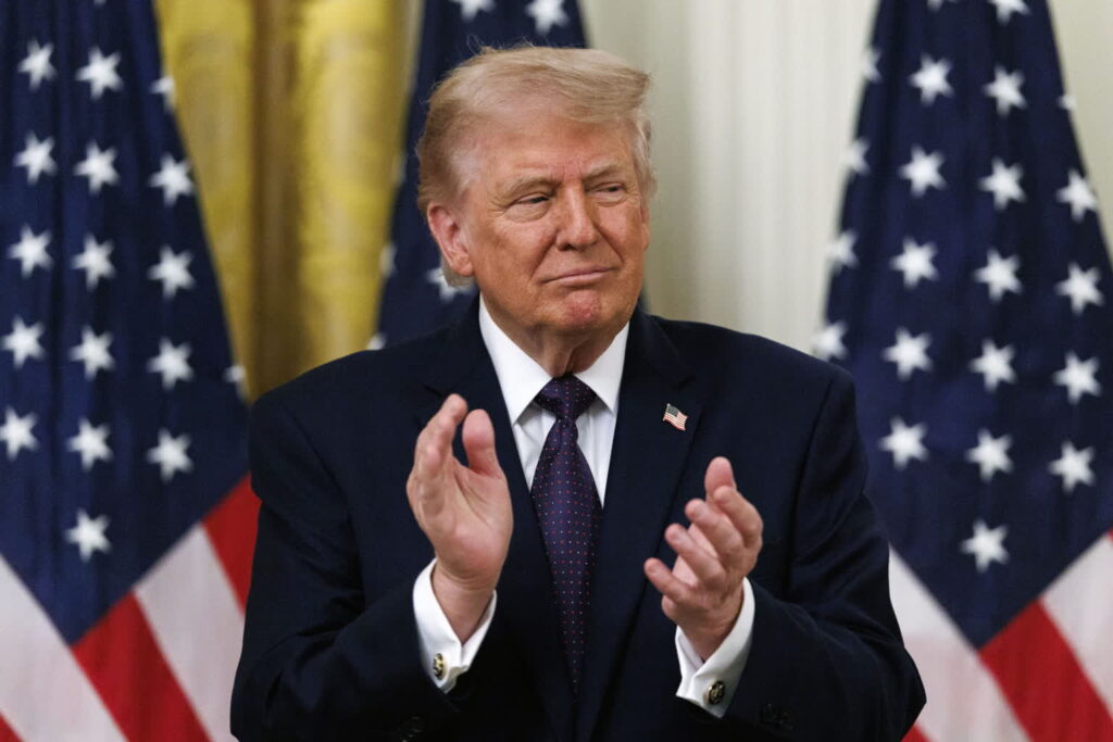 Prezydent USA Donald Trump. Fot. PAP/EPA/WILL OLIVER