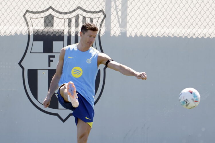 Robert Lewandowski. Fot. PAP/EPA/Alberto Estevez