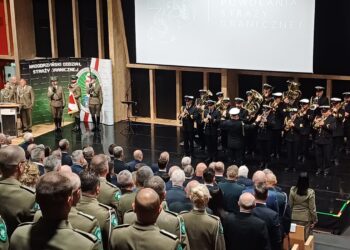 35-lecie powołania Straży Granicznej. Uroczystości NoOSG w Collegium Polonicum w Słubicach (fot. Piotr Bakselerowicz)