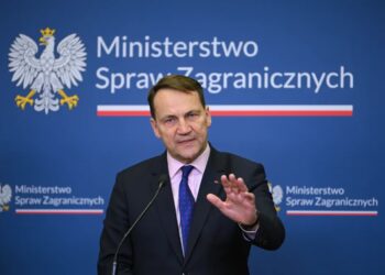 Fot. Radosław Sikorski. Fot. PAP/Marcin Obara