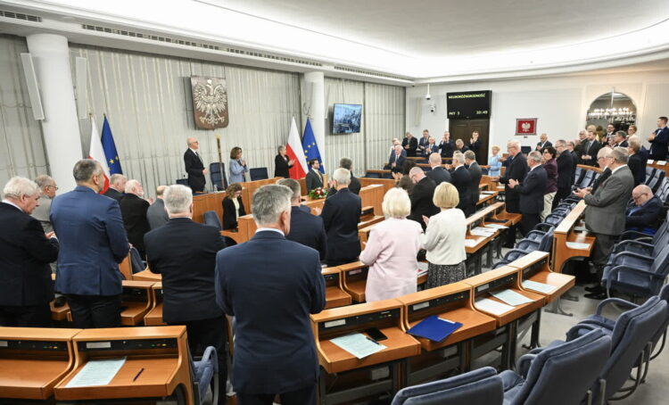 Posiedzenie Senatu. Fot. PAP/Radek Pietruszka